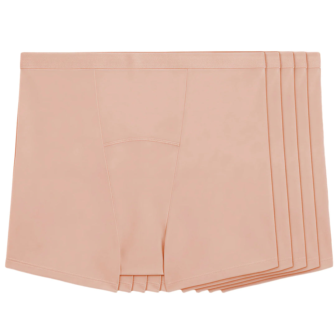 Leakproof Boyshorts (Heavy Absorbency Beige 5-Pack)